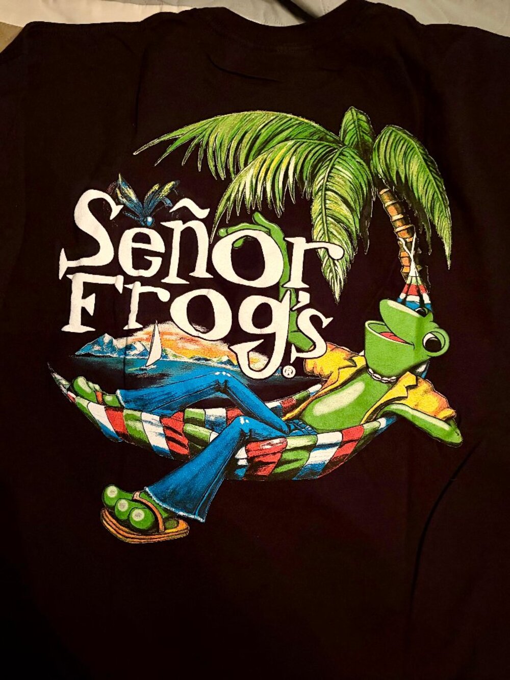 Vintage Senor Frogs Cozumel Mexico tshirt - Black XL
